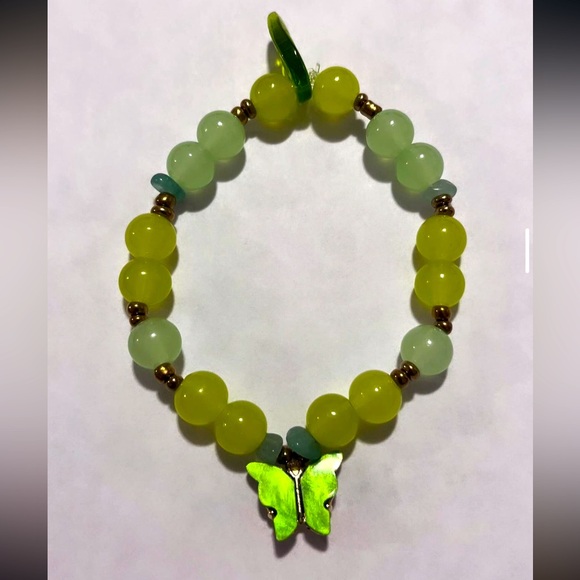 Green butterfly bracelet - Picture 1 of 1